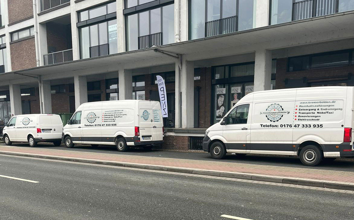 Umzugsservice Bremen - LKW und Kfz-Flotte von Bremer Helden
