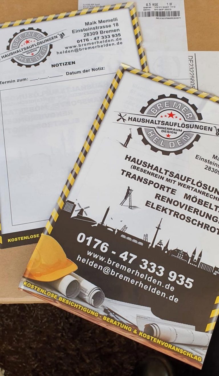 Angebot zur Entsorgung imit transparenter Kostenübersicht